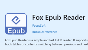 Fox ePub Reader